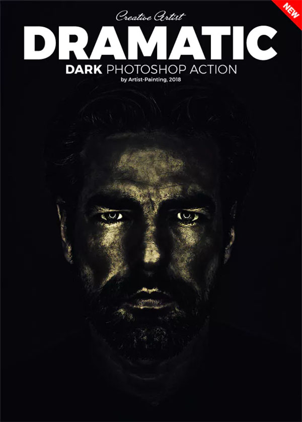 Dramatic Dark PSD Actions