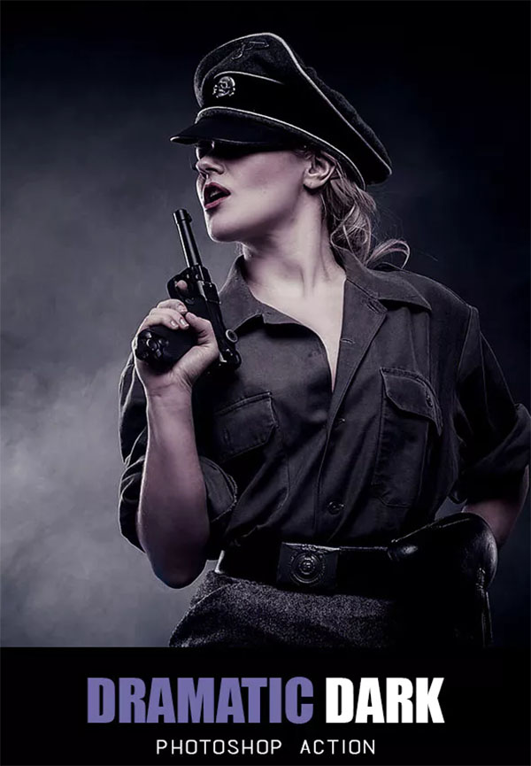Dramatic Photoshop Dark Action