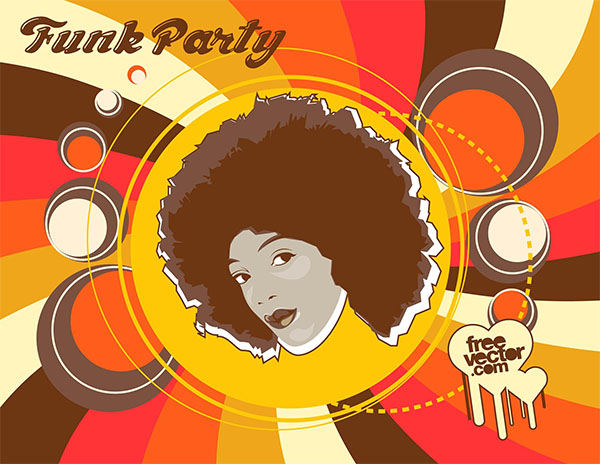 Free Funk Party Flyer Template