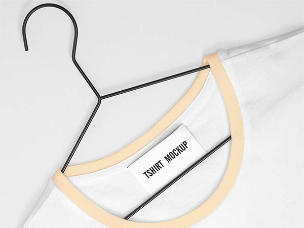 Free White T-shirt Mockup PSD Download
