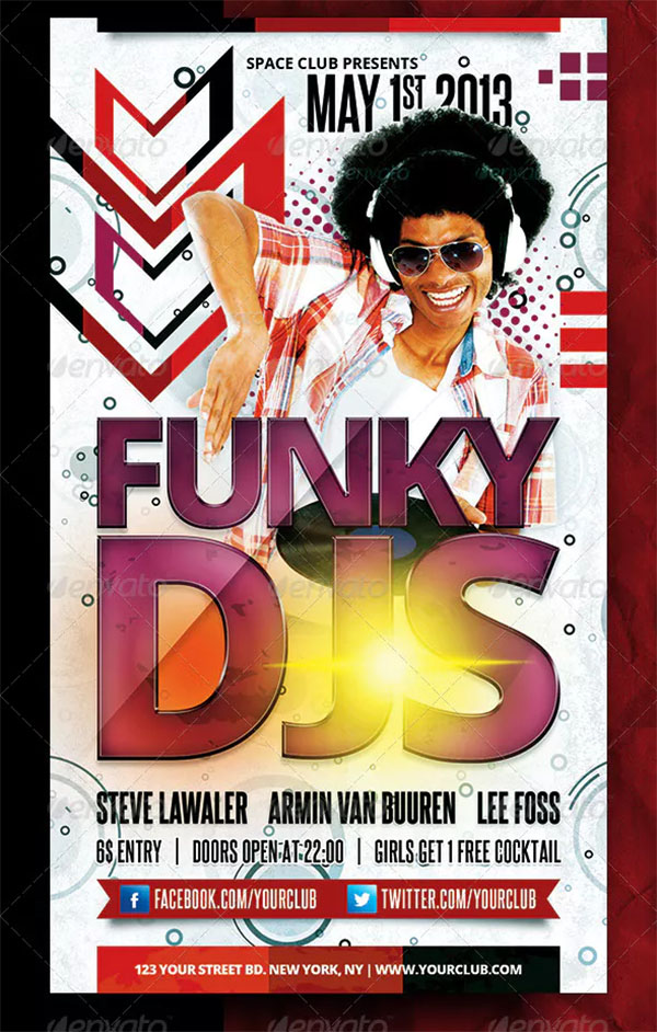 Funky DJS Flyer