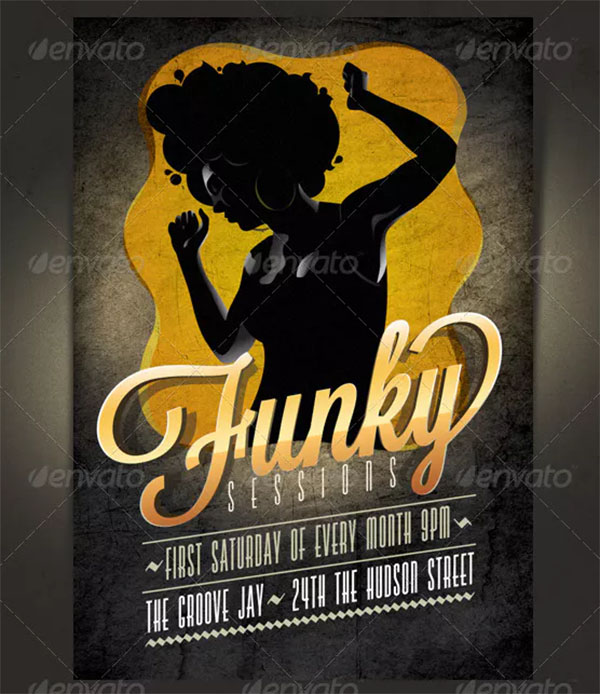 Funky Flyer and Invitation