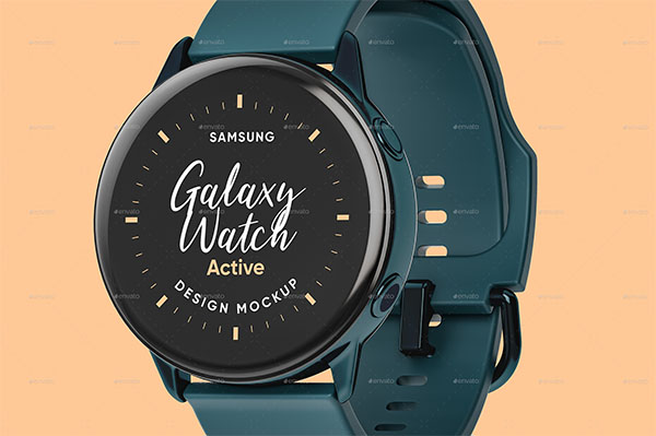 Galaxy Watch Design Mockup