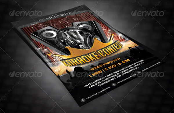 Karaoke Contest Flyer