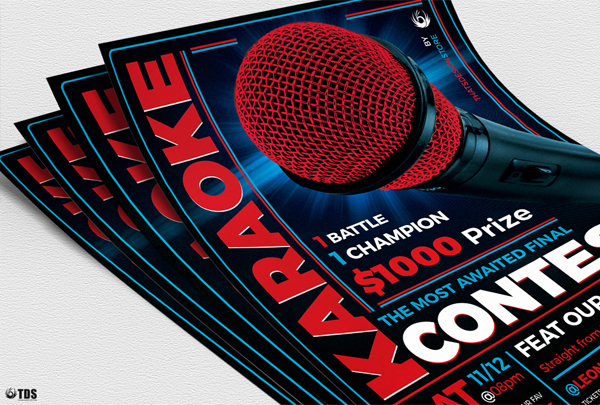 Karaoke Flyer Template