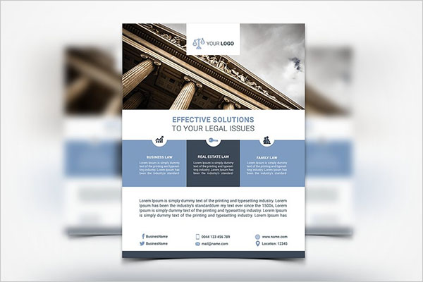 Law Services Design Flyer