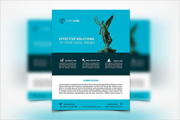 Law Services Flyer Template
