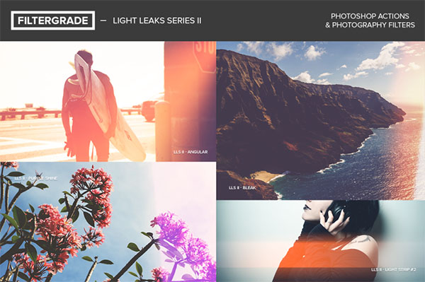 Light Leaks Series II Photoshop Actions