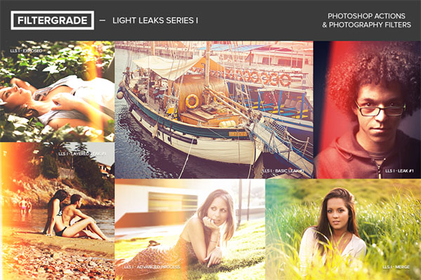 Light Leaks Series Photoshop Actions