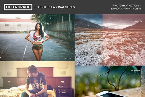 Light & Seasonal Series Photoshop Actions
