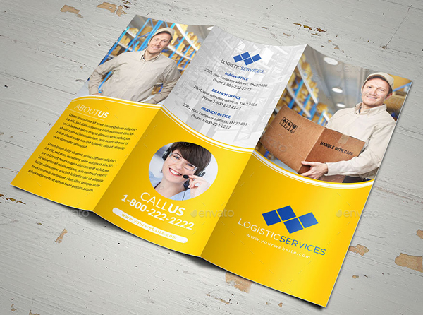 Logistic Services Tri-Fold Brochure