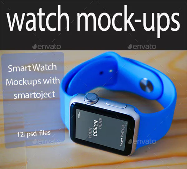 PSD Watch Mockups