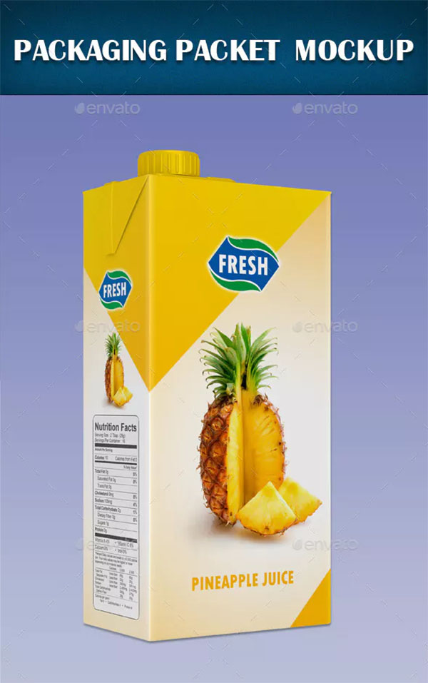 Packaging Packet Mock-up