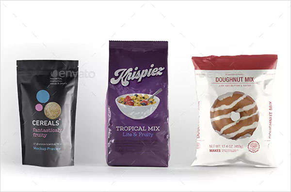 Pouch Packaging Mockup Bundle