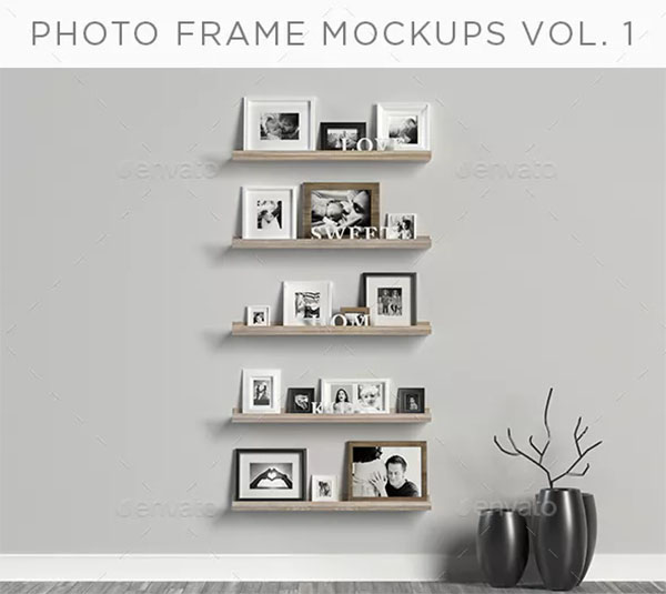 Print ready Photo Frame Mock-Ups