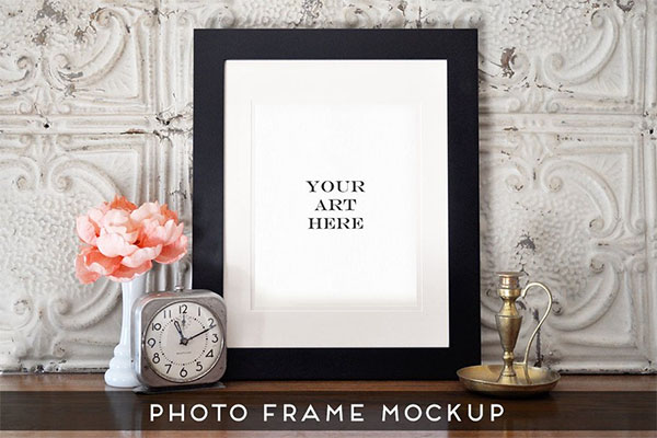 Realistic Photo Frame Art Mockup