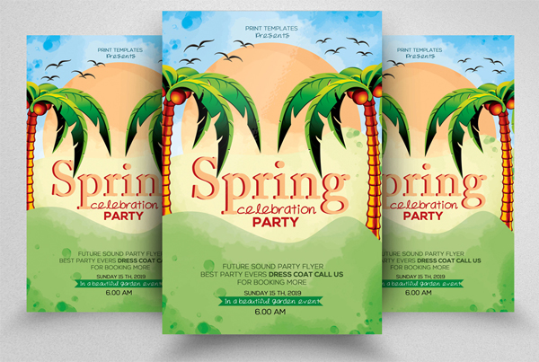 Spring Celebration Flyer Template