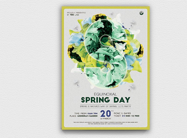 Spring Day Flyer Template