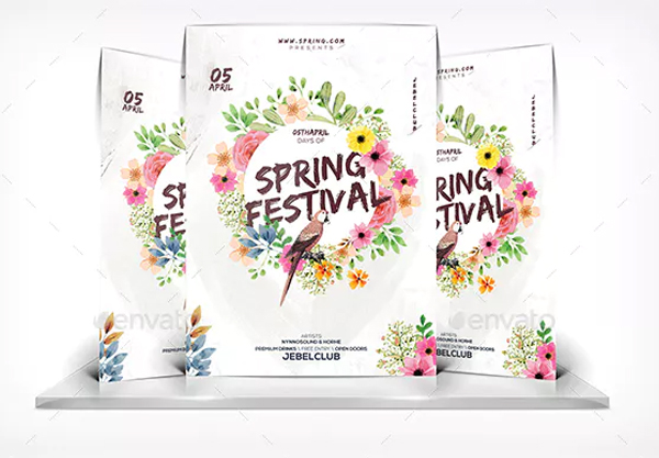 Spring Festival Flyer Template