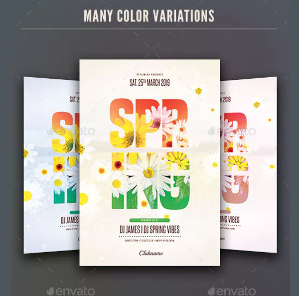Spring Flyer Printable Template