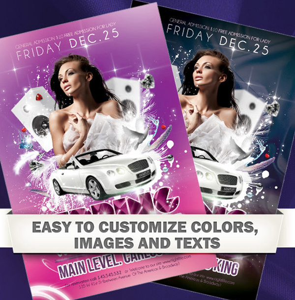 Spring White Session Free Flyer PSD Template 