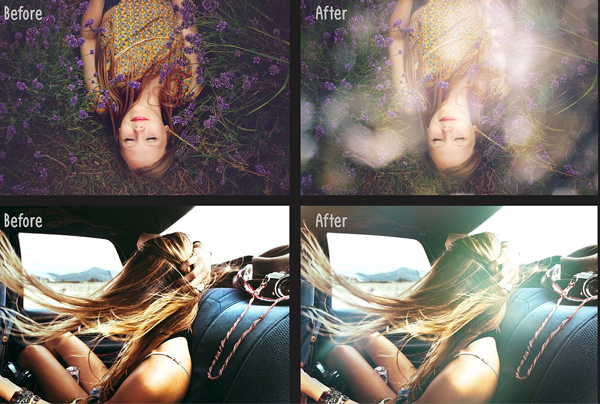 Sun Flare & Haze Overlays