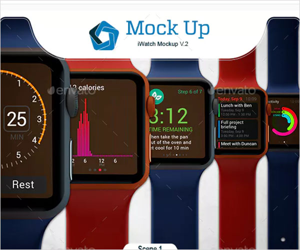 iWatch Mockup Design