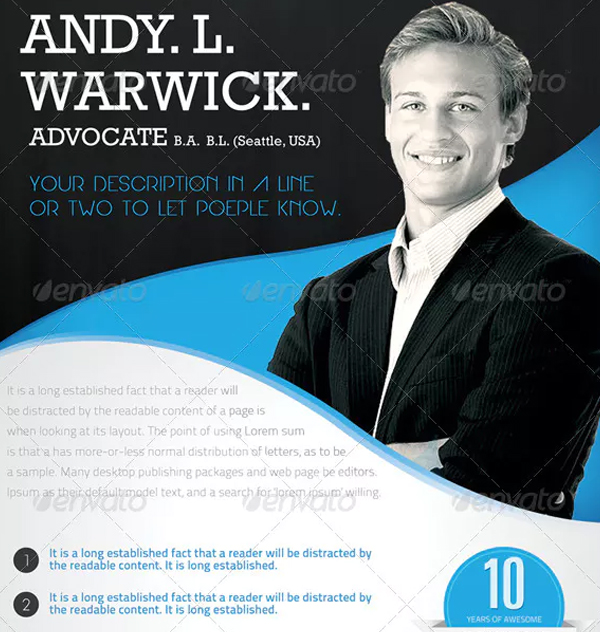 Advocate Flyer Template