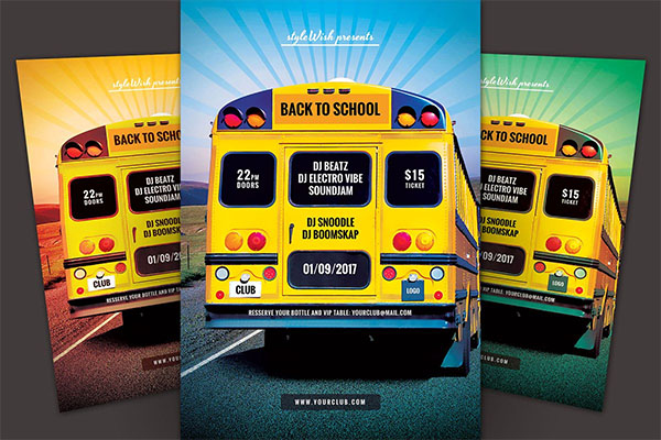 Back to School Flyer Template