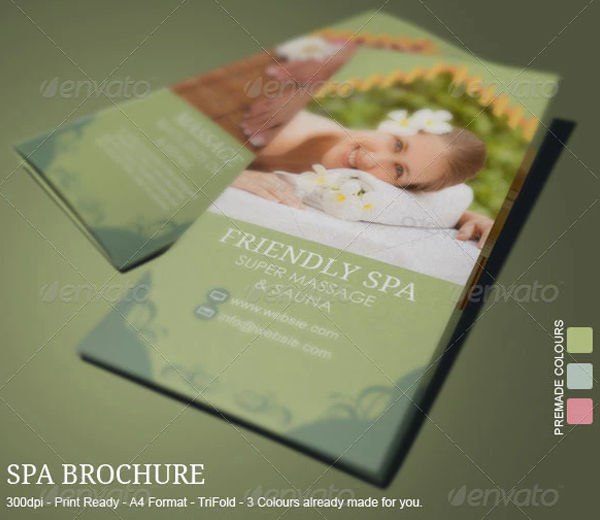 Best Spa Skin Care Brochure Template