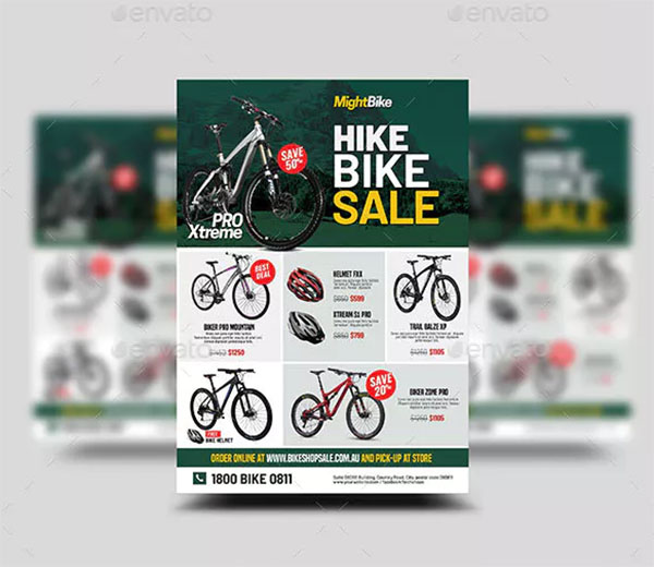Bicycle Sale Flyer Template