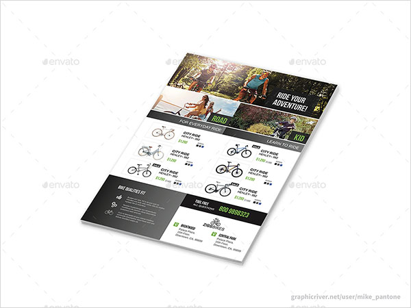 Bicycle Shop Flyers Template
