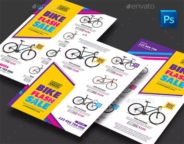 Bike Sale Flyers Template