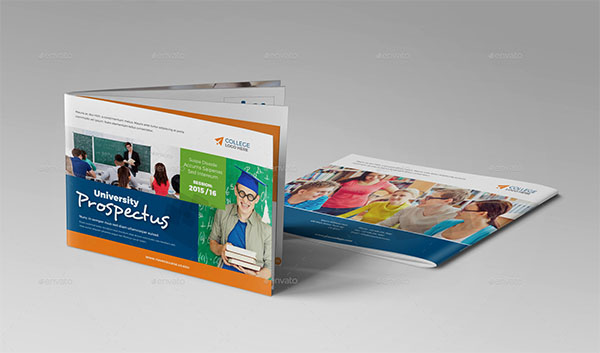 College University Prospectus Brochure PSD Design