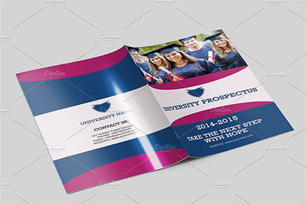 College University Prospectus Design Brochure