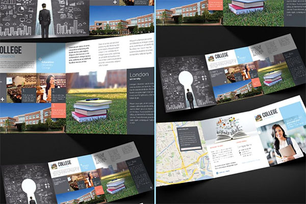 College and School Trifold Brochure