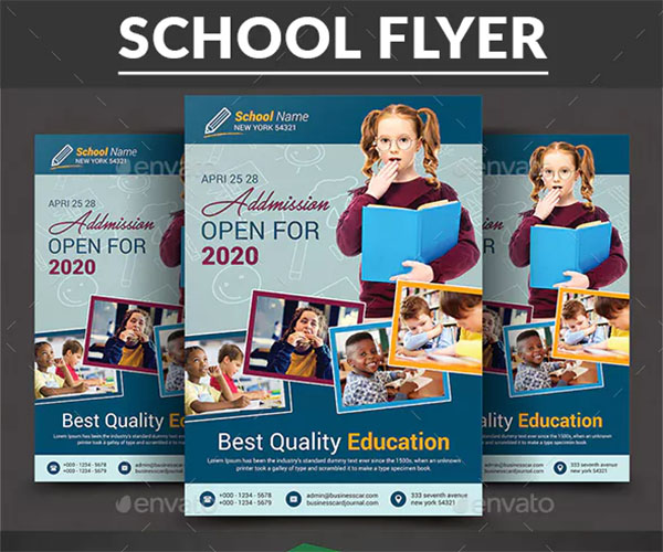 Creative School Education PSD Flyer