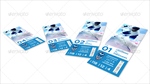 Dynamic Football Event Ticket Templates