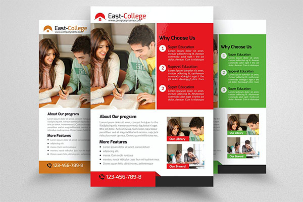 Education Flyer PSD Template