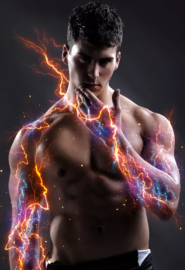Electric Energy Photoshop Action