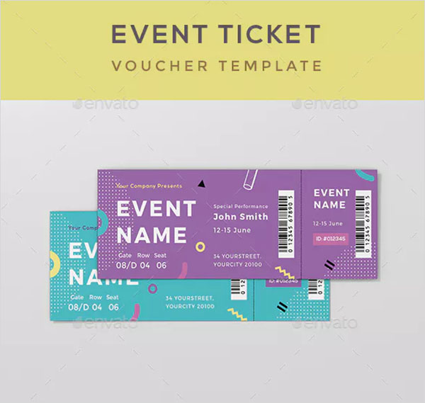 Event Party Ticket Template