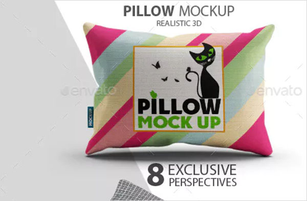 Fabric Pillow Mock-Up