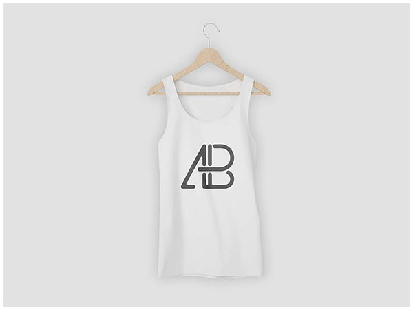 Free 5K Tank Top Mockup PSD