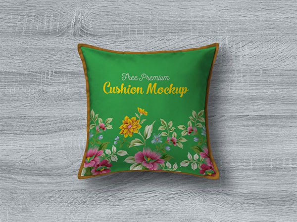 Free PSD Premium Pillow and Cushion Cover Mockup