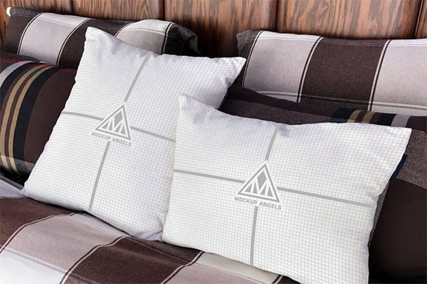 Free White Pillows Mock up