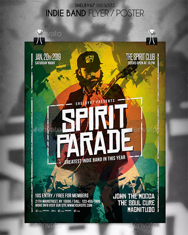 Indie Band Flyer and Poster Template