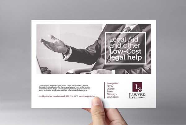 Law Firm Flyer Photoshop Template