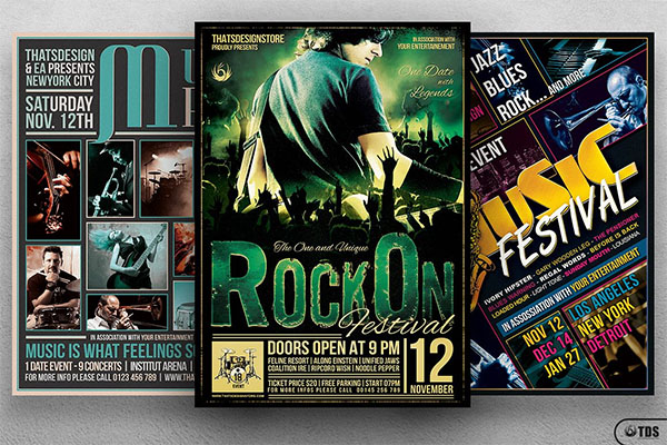 Live Band Flyer Bundle