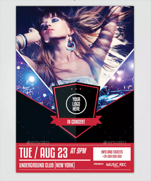 Music Pack Presskit Band Poster Templates