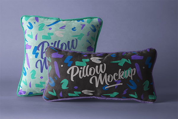 PSD Throw Pillow Mockup Set